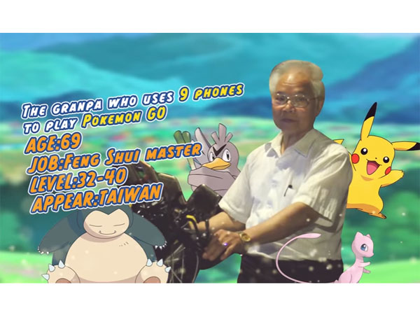 Kakek Ini Main Pokemon GO Dengan 11 Ponsel!